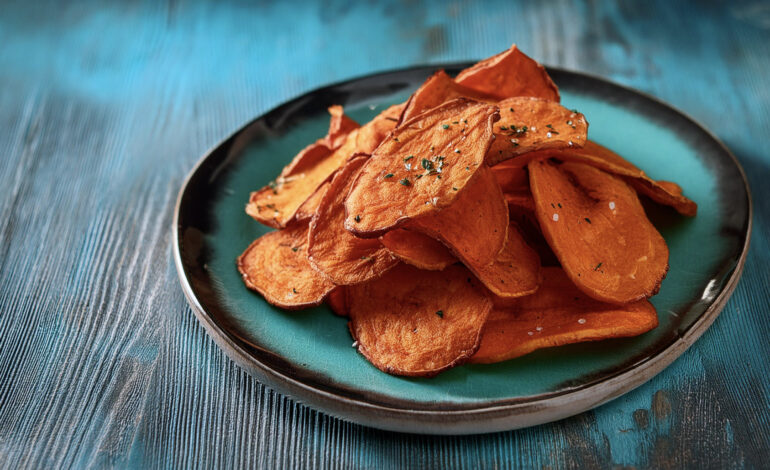 Air Fryer Sweet Potato Chips