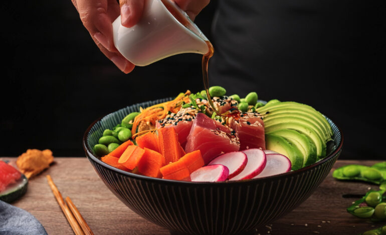 Miso-Marinated Tuna Poke Bowl