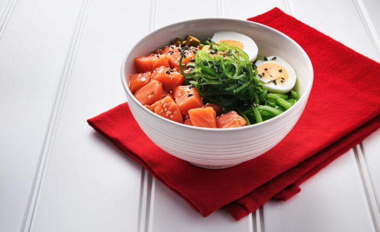 Spicy Salmon Poke Bowl