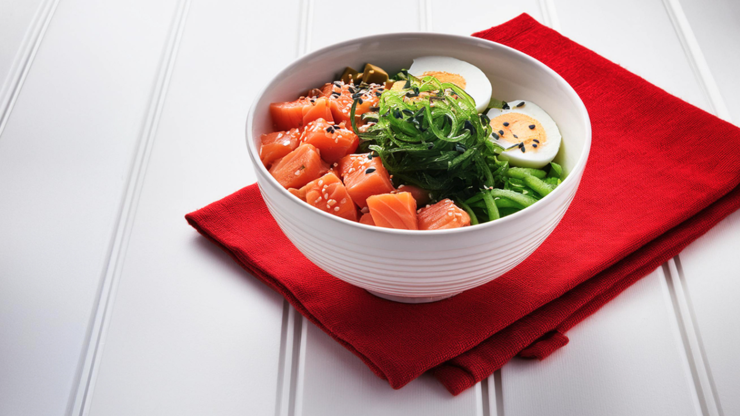 Spicy Salmon Poke Bowl