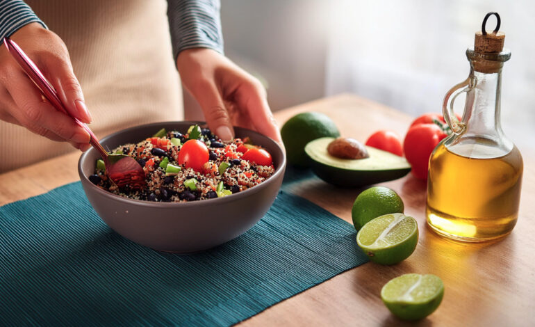 Quinoa and Black Bean Salad